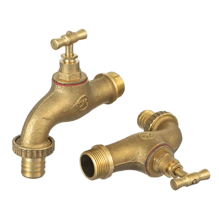 Ifan Wholesale Bibcock Water Tap Full Sizes Brass Bibcock Water Tap With Water Outlet
