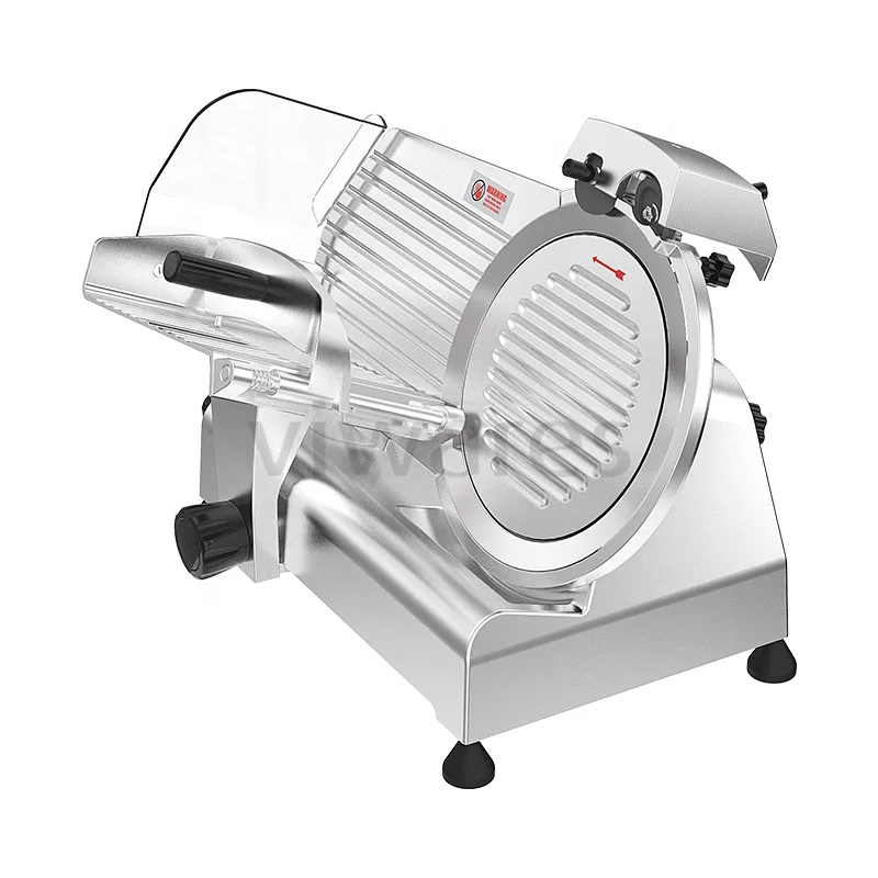 Meat Slicer Automatic Cutting Machine Chrome-plated Carbon Steel Blade Electric Deli Meat Cheese Food Ham Slicer Commercial