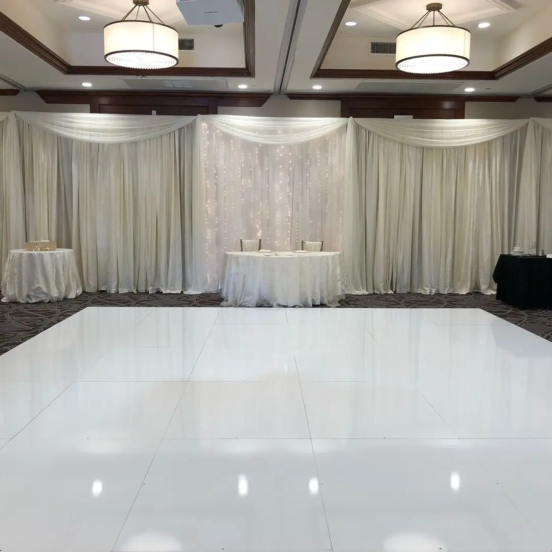 China Supplier Portable Pure White Dance Floor for Wedding