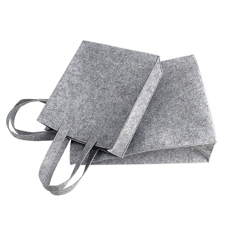 Wholesale Custom Felt Tote Bag Wool Felt Bag  Shopping Bag