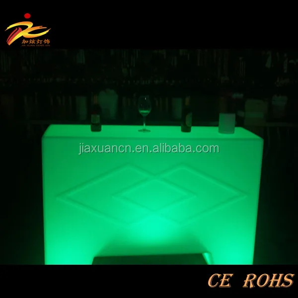 
Different color screen printing logo lamp led bar counter lamp, rechargeable led table 