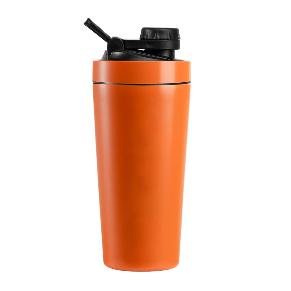 750ml Drink Gym Outdoor Sports Insulated Stainless Steel Metal Shakers Protein Shaker Bottle Cup With Custom Logo