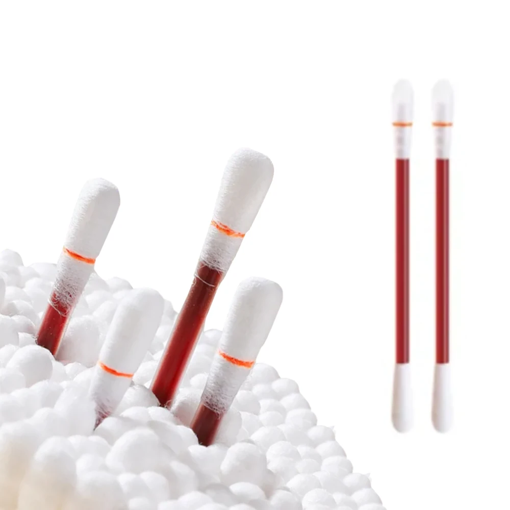 Individual Package Iodophor Liquid Filled Swab, Sterile Iodine Soaked Cotton Stick