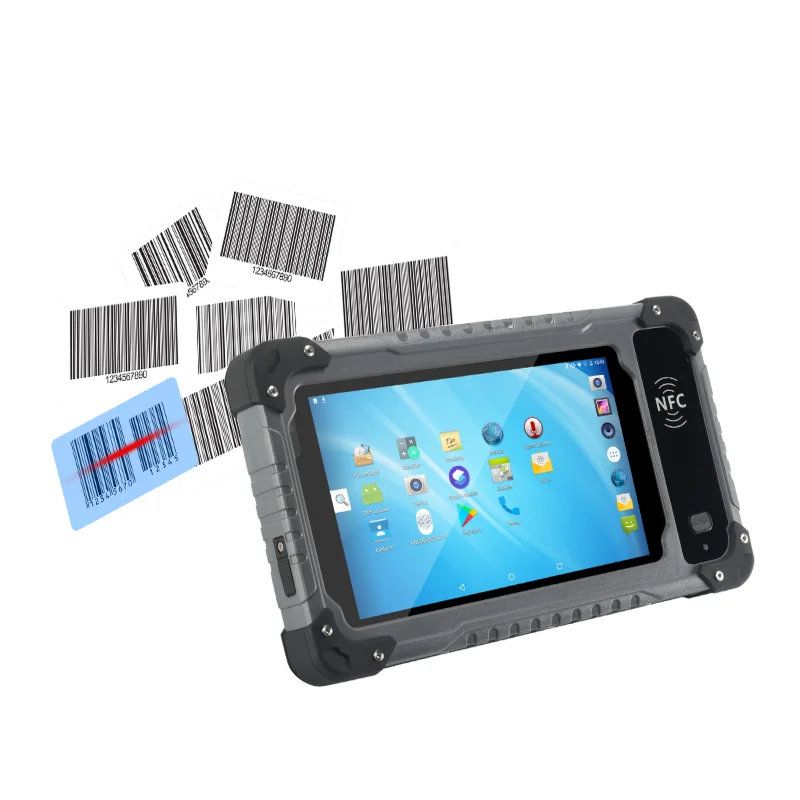 HUGEROCK R70 R7016 Portable Handheld Terminal Nfc Barcod Scanner 1000nit Sunlight Readable Rugged Industrial Tablet Pc