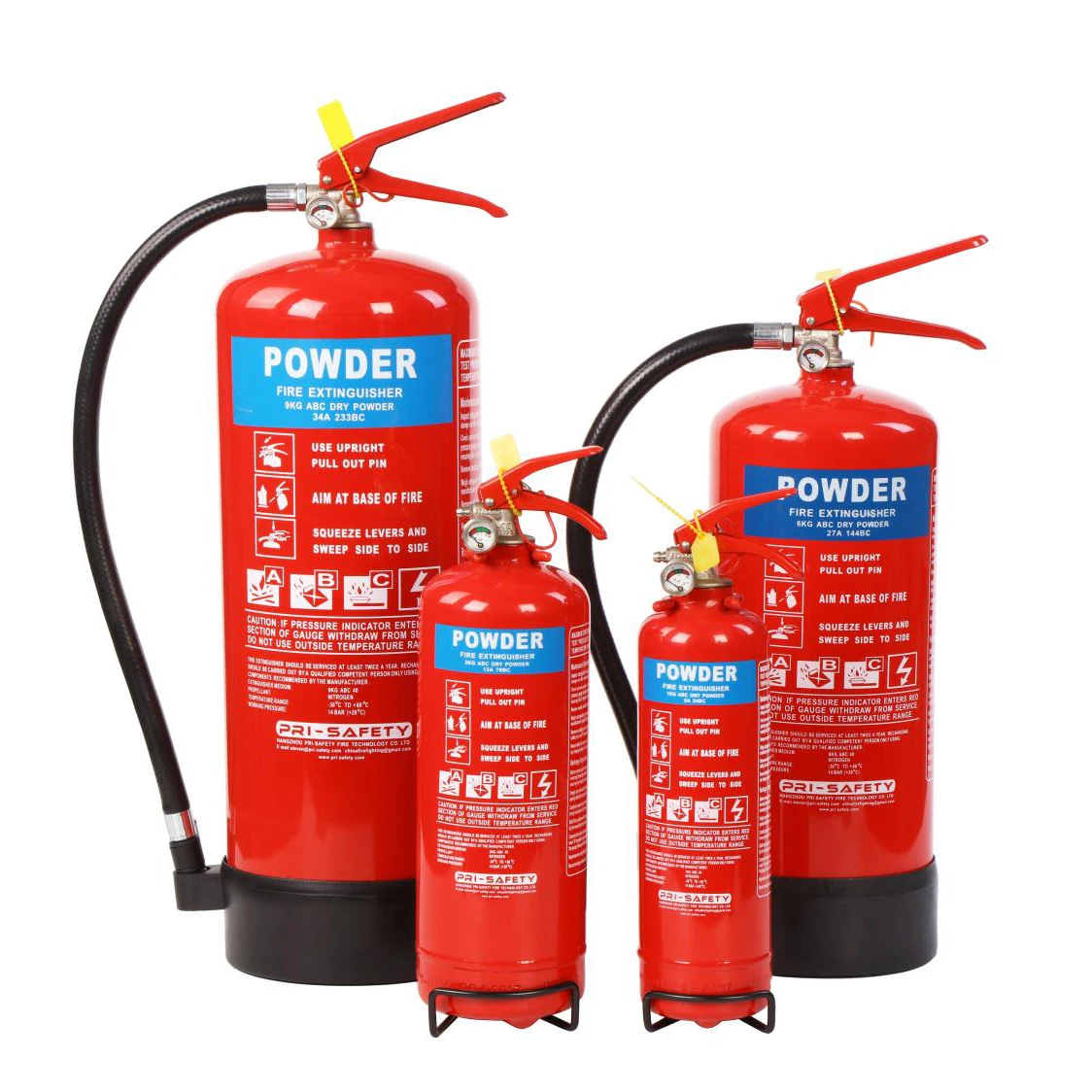 Different Types of Fire Extinguisher from Manufacturer