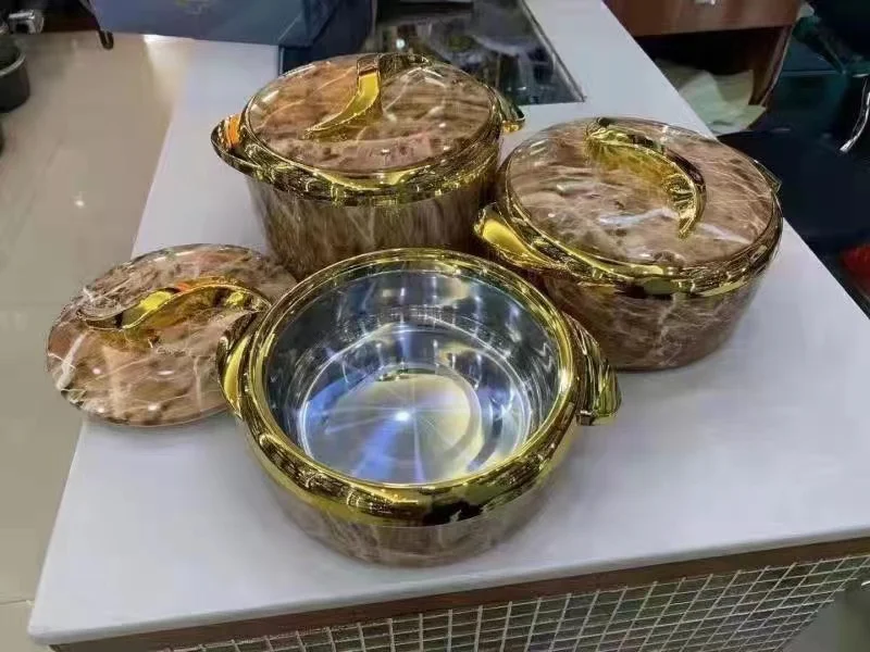 hot pot  Food Warmer 3PCS SET Party Food Warmer Set Lunch Box Container food warmer casserole stainless steel  (1.5L/2.0L/2.5L)