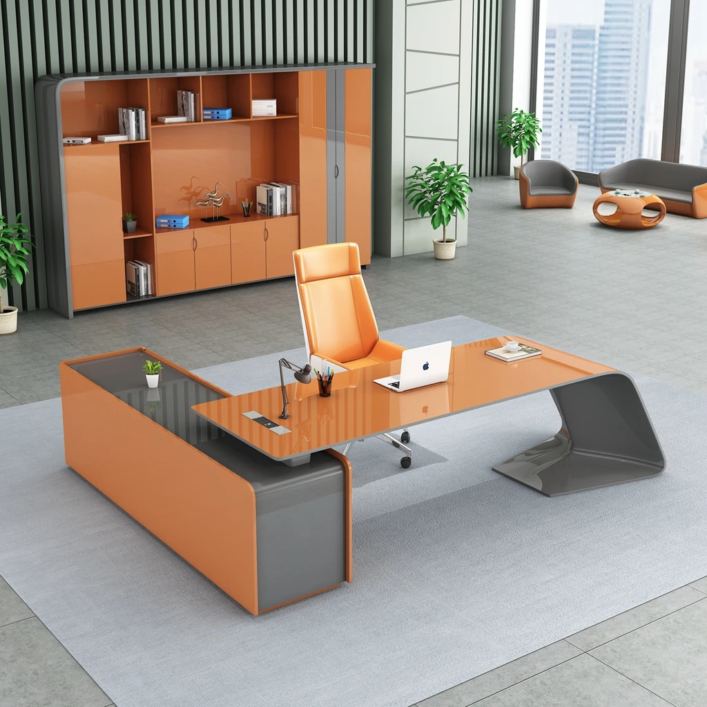 schreibtisch ceo executive office desk chair escritorio de oficina table bureau travail office furniture boss table for office
