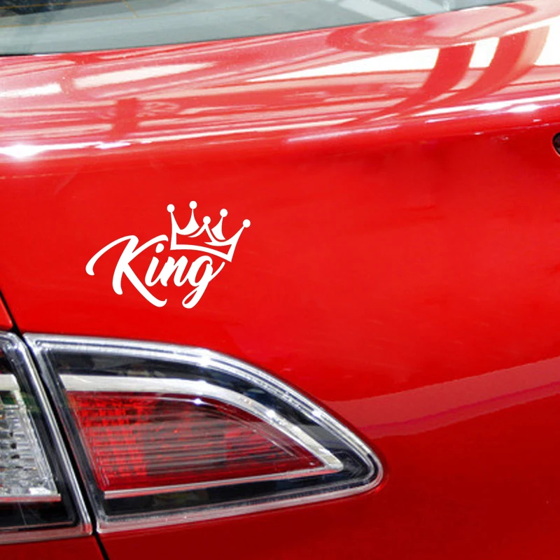 KING CROWN STICKER FUNNY VINYL DECORATION CAR WINDOW STICKER CUSTOM LOGO STICKER