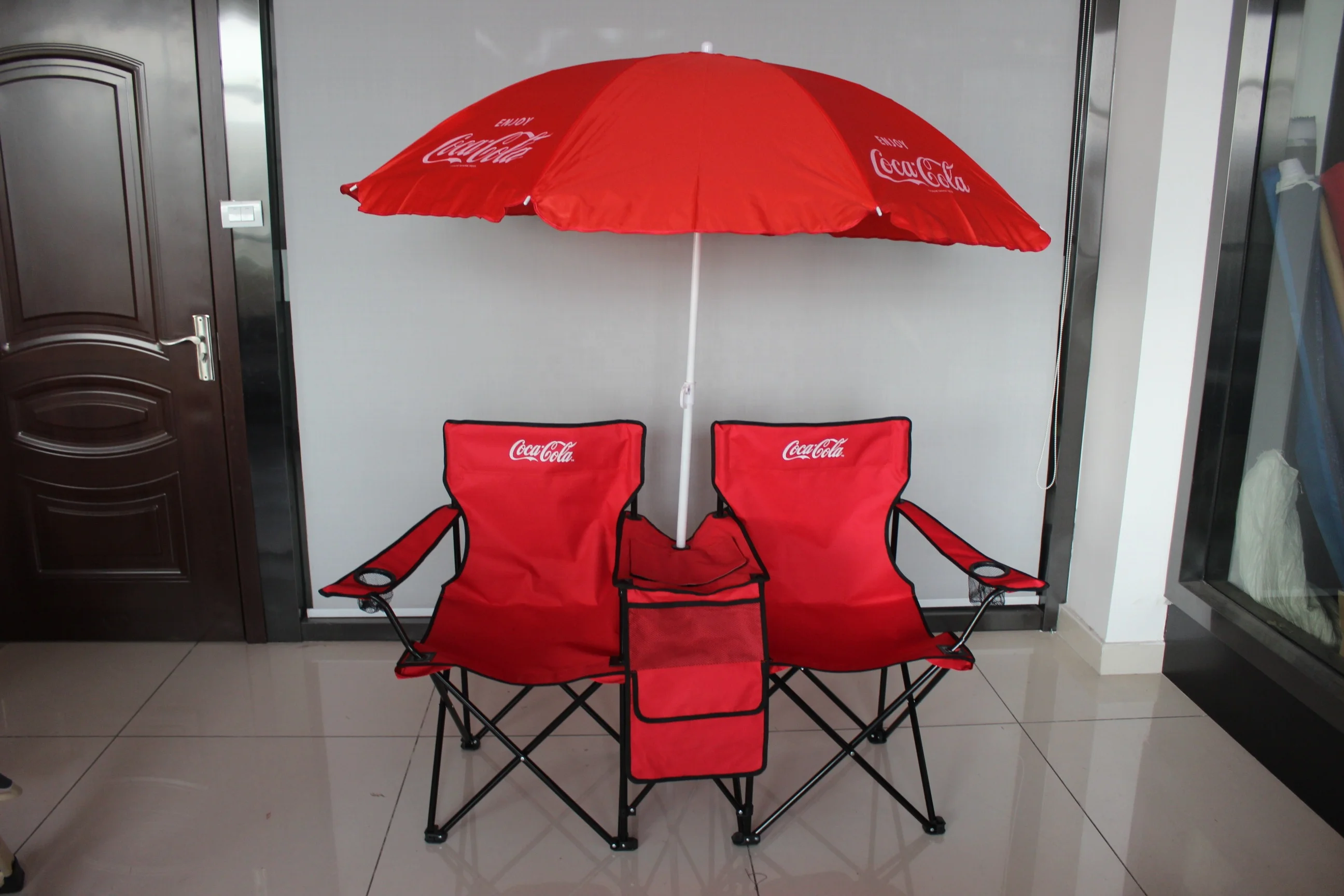 Hot Sale Folding Outdoor Furniture Beach Double Couples Lovers Chair With Bag Umbrella Fabric Camping Fishing Armchair Cheap