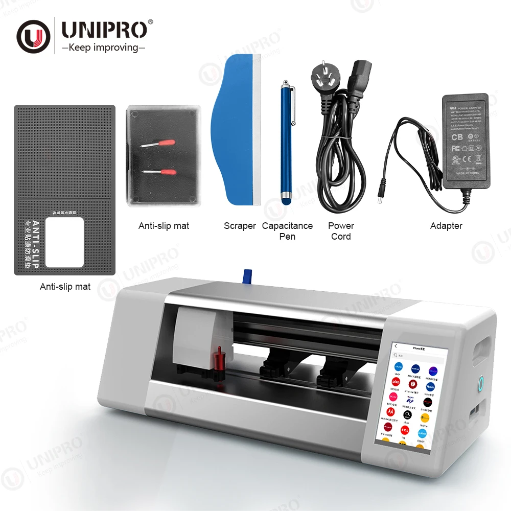 Mobile Phone Screen Protector & Back Sticker Flim Cutting Making Machine For TPU/TPH/PET/PVC Hydrogel Film Raw Material