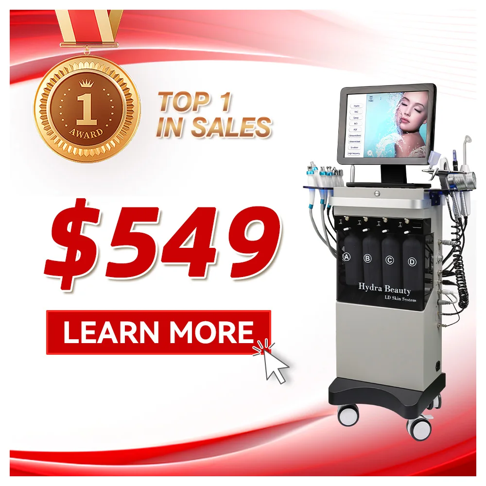 OEM Hydra Diamond Facial Aqua Peeling Hydro Oxyge Jet Crystal Microdermabrasion Hydra Dermabrasion Facial Machine