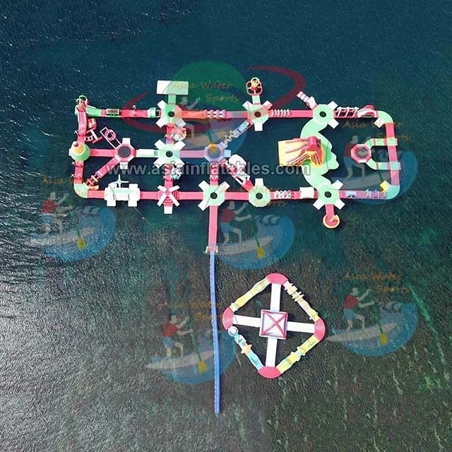 New Outdoor Large Small Adult Kids Water Toys Games Inflatable Floating Amusement Sea Aqua Splash Park