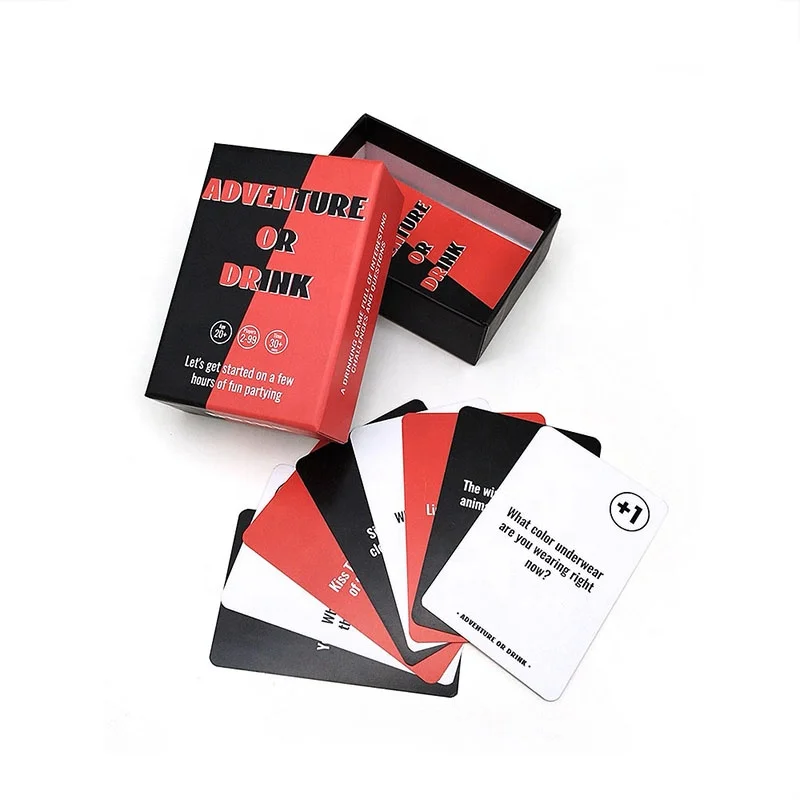 High Quality Custom Playing Card Sets Adult Party Drinking Card Drunk Card Game