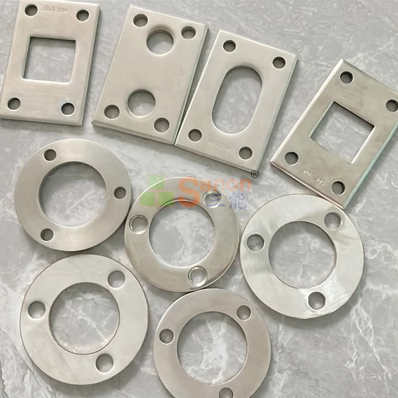 Inox Handrail Post Flange Balustrade Baseplate Stainless Steel Railing Fitting