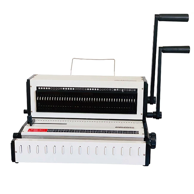 YB WW2018 double wire 2:1 and  3:1 book binding machine  multi-functional  2 in 1 binder puching calendar making machine
