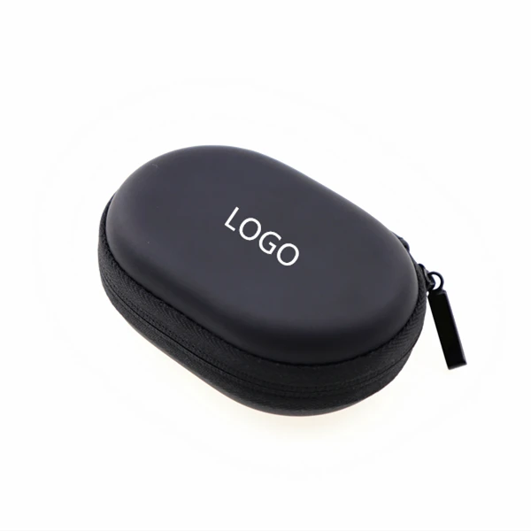 Hot Seller PU Material Promotional Hard Shell Eva Earphone Carrying Case Rectangular Portable Carrying Case