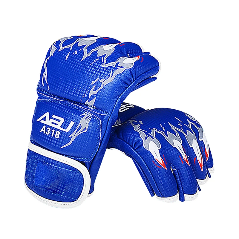 Оптовая продажа боксерские перчатки на полпальца тренировочные без пальцев с логотипом победителя
