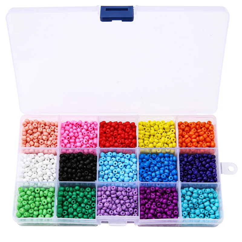 Fashion Handmade Polymer Clay Acrylic Glass Plastic Seed Bead Diy Beads Kits Bracelet Children Jewelry Diy Making Kit