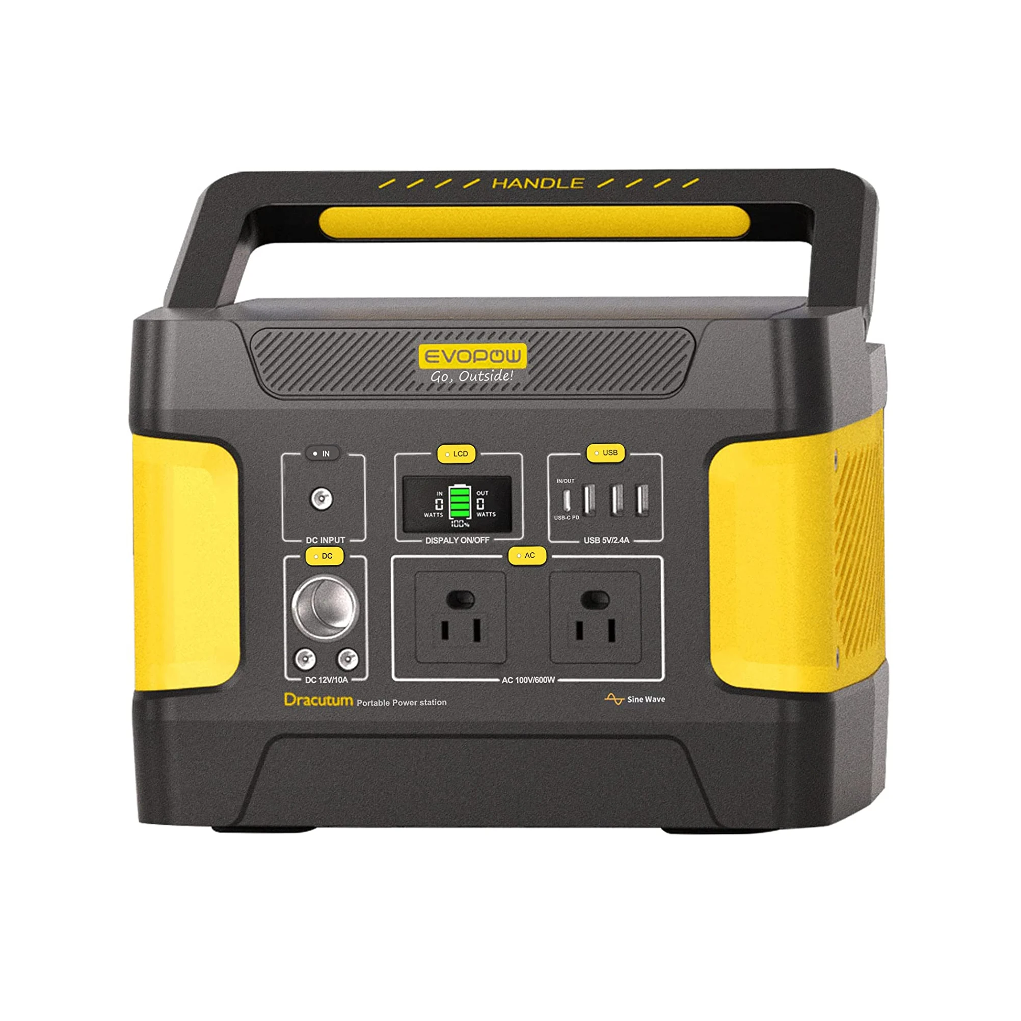 Japanese warehouse in stock portable solar power station 515wh LiFePO4 energy storage system portable emergency power supply