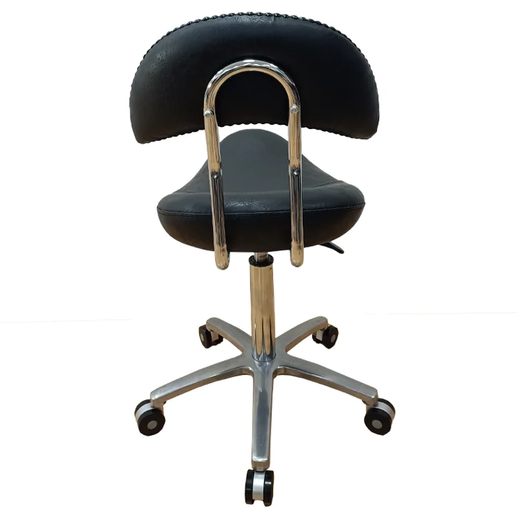 Adjustable Beauty Salon Styling Stool Barber Saddle Hair Transplant Chair Peidicure Manicure Chair with Wheels Salon Furniture