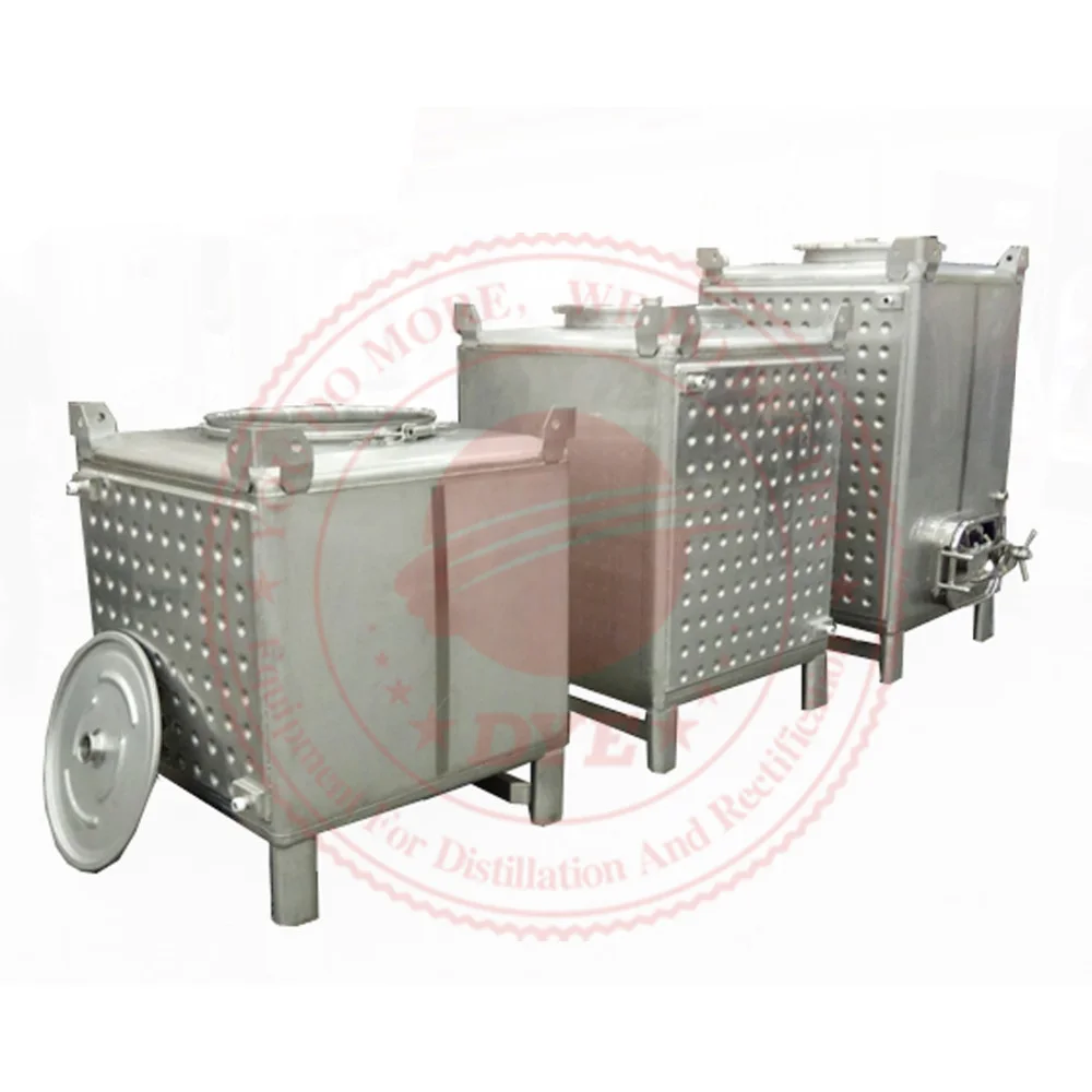 
DYE m square fermentation tank stainless steel 304 1000L ibc tank for sale 