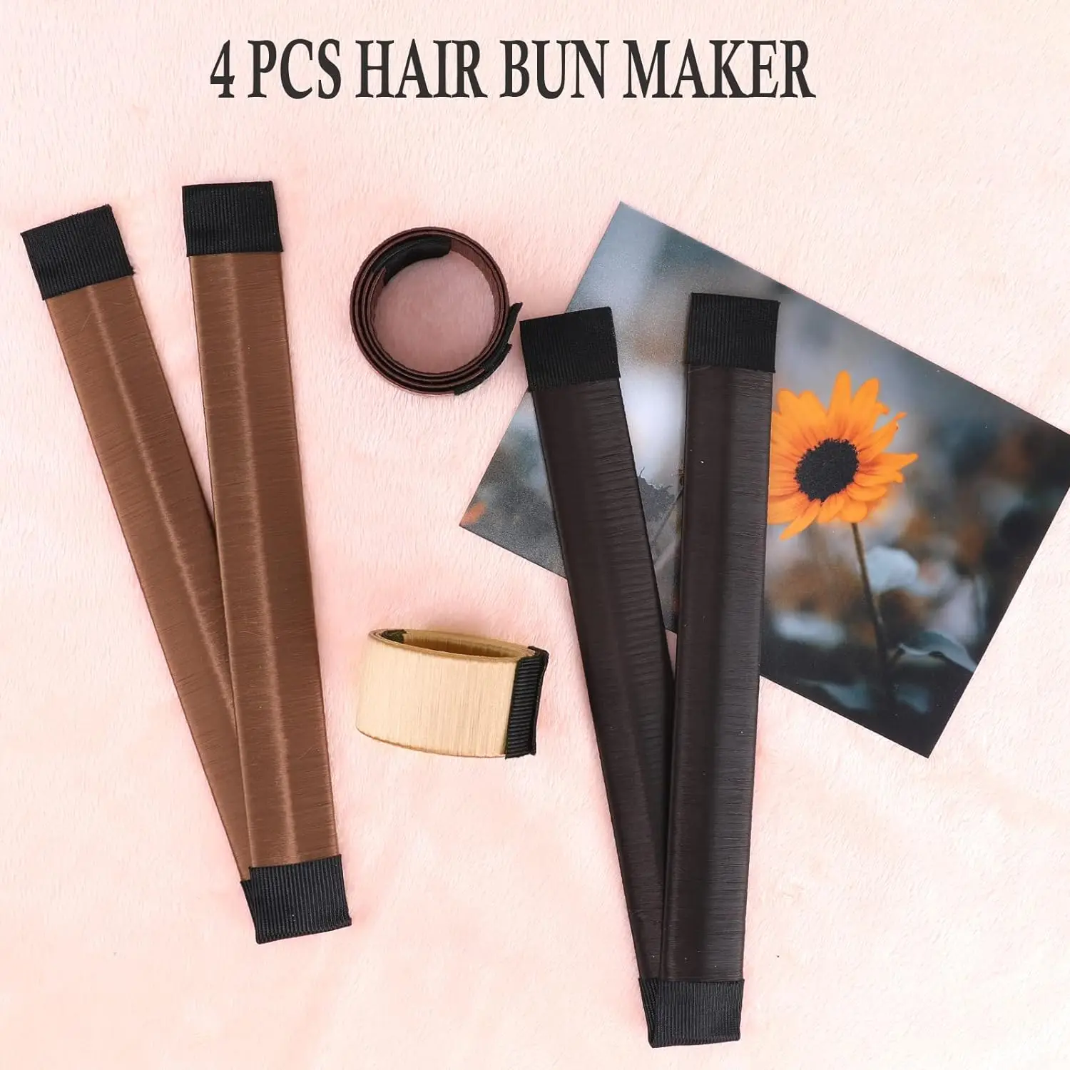 Girls French Hair Bun Snap Roll Tool Twist Donut Bun Hairstyle Hair Bun Maker for Women DIY