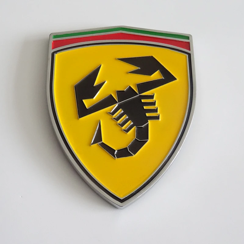 Promotion Custom Cheap Fashion Metal Logo Labels Car Zinc Alloy badge Scorpion Pattern Metal Label