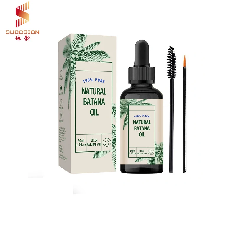 100% Pure Natural Batana Oil Anti Loss Hair Regrowth Batana Eyelash & Hair Growth Serum