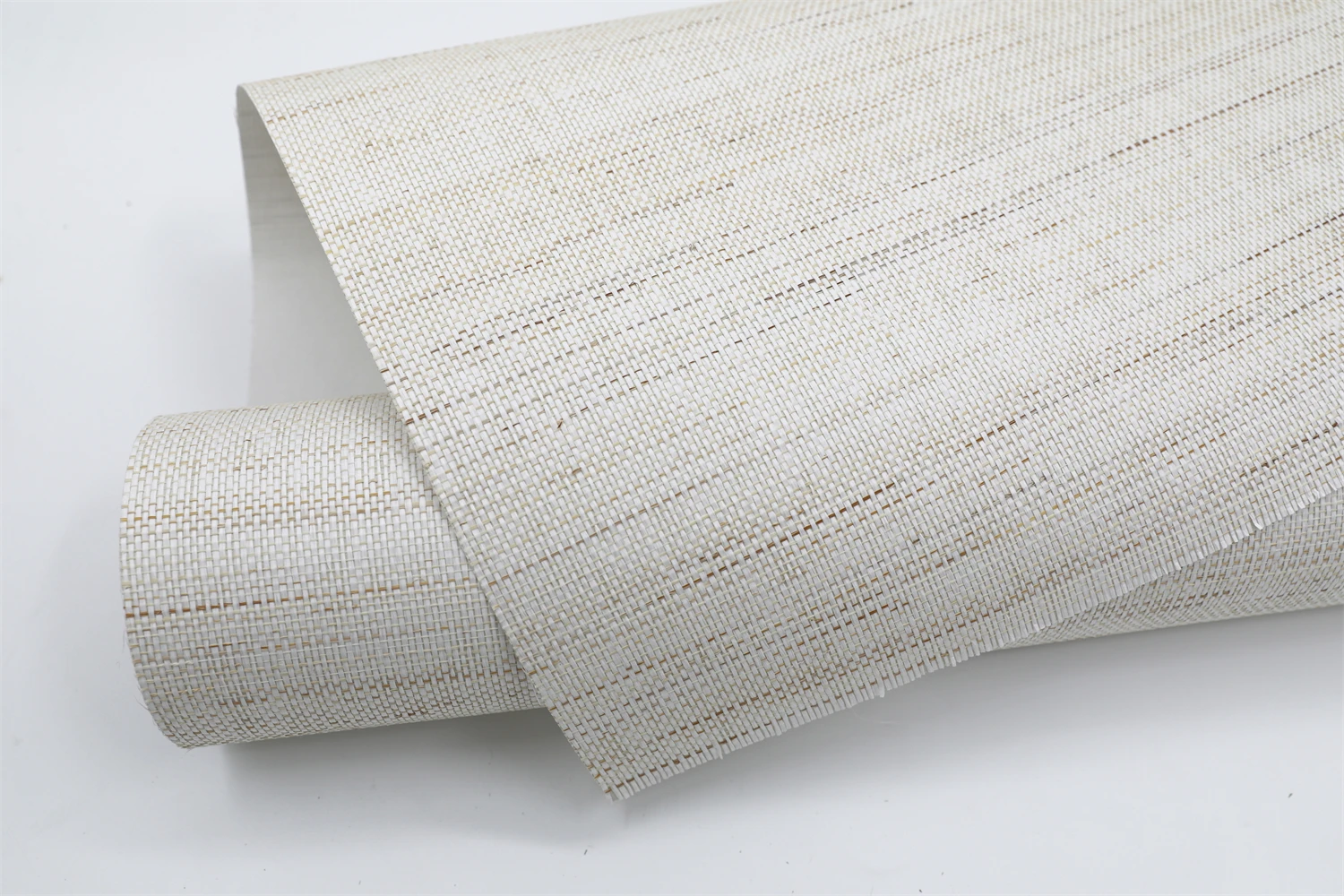 2023 MYWIND New Design Natural Material Grasscloth Ramie Fabric Wallpaper For Interior Wall Decoration