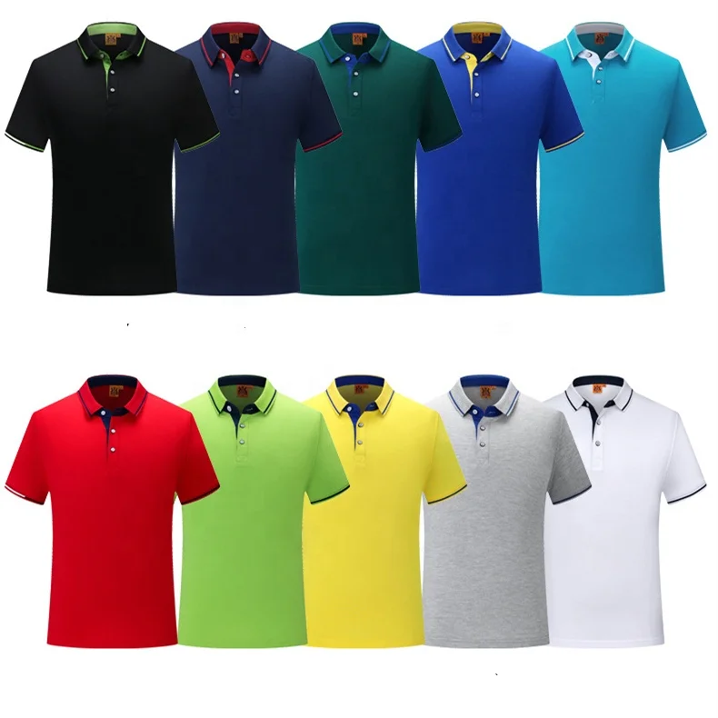 Hothome cheap blank polo shirts custom logo embroidery printed men polo shirt t shirt solid color cotton