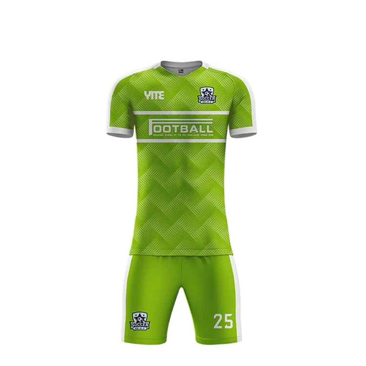 Wholesale Club and Team Latest Designs Youth Sublimated Printing Soccer Uniform Set Custom football jersey