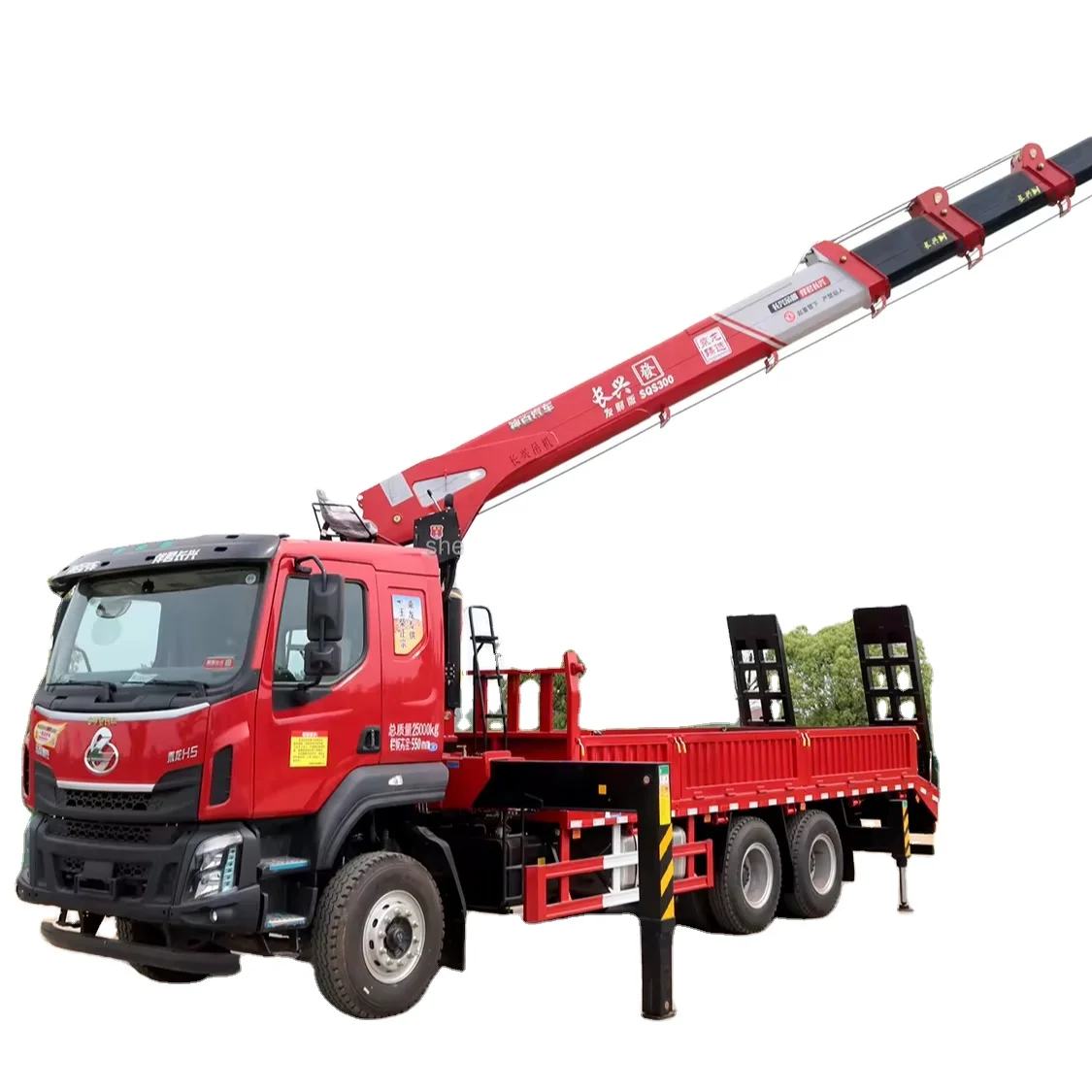 Factory Price 6X4 Dongfeng Liuqi Truck Mounted Crane Lifting Crane 10Ton 12Ton 14Ton Hydraulic Straight Boom Crane