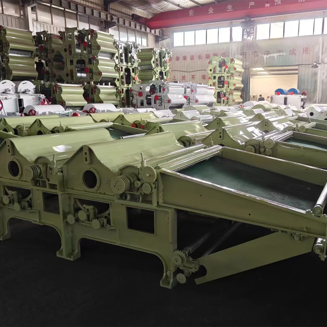 New and Used Polyester Fabric Cleaning Machine Textile Waste Recycling Yarn Opener Machinery with PLC & Motor Core Components