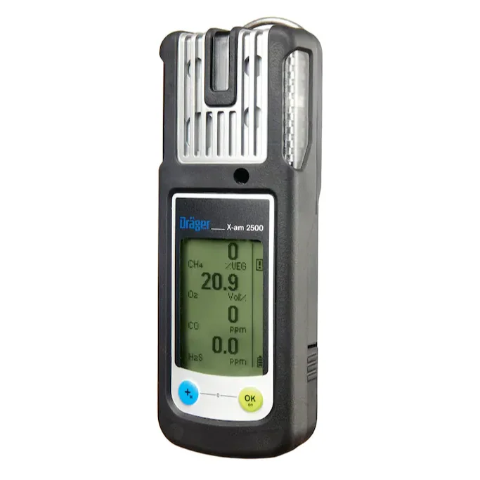 Drager  X-am2500 four-in-one gas detector CO H2S O2 EX-am2500 Ex H2S O2 CO Portable Gas Detector Four-in-one gas detector