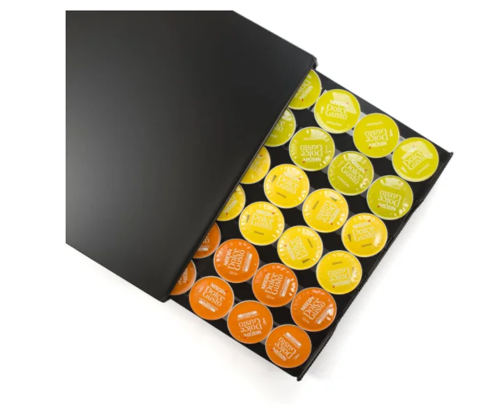 High quality 36pcs Dolce gusto coffee capsule pod storage holder drawer Koffie coffee holder coffee capsule display stand