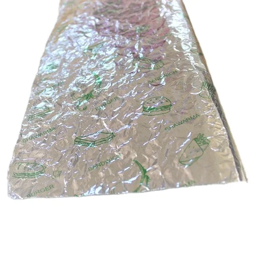 sandwich yogurt wrapping aluminum foil hamburger wrapper