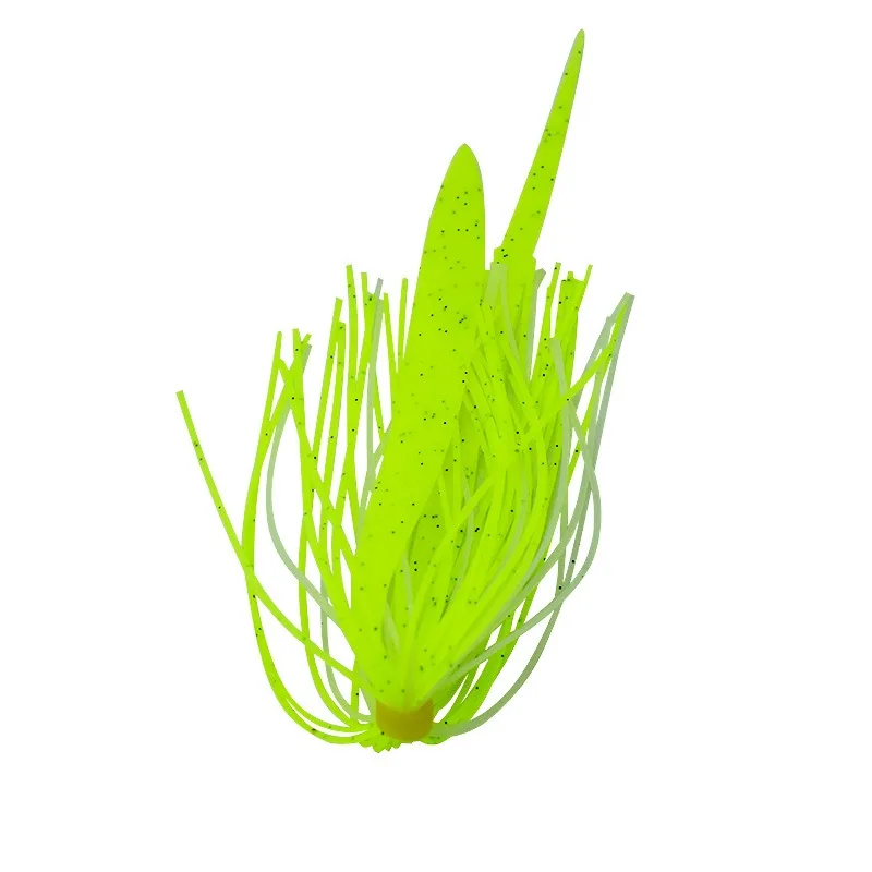 WCH-03 wholesale prices fishing tackle lure accessories 120mm 9 colors cheap rubber squid skirt soft silicone skirts