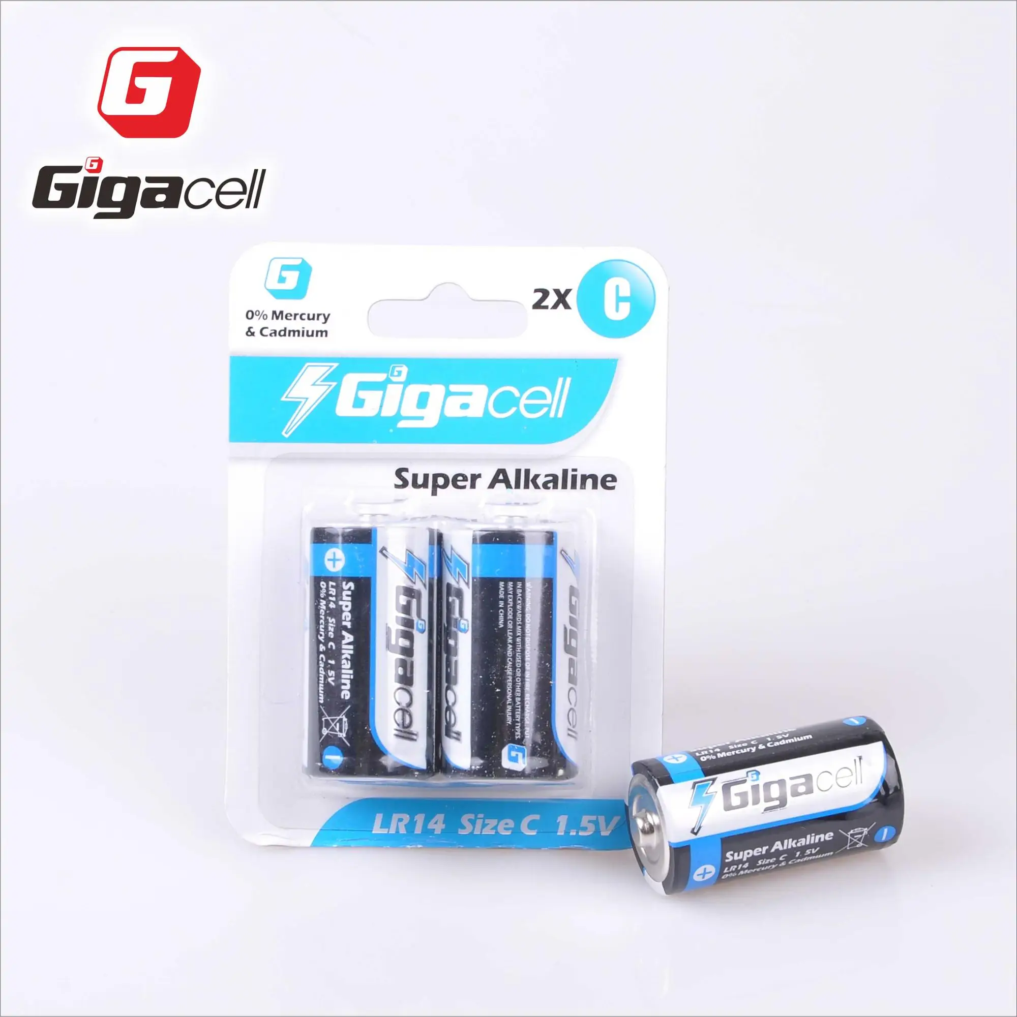 Size C battery , alkaline LR14 battery