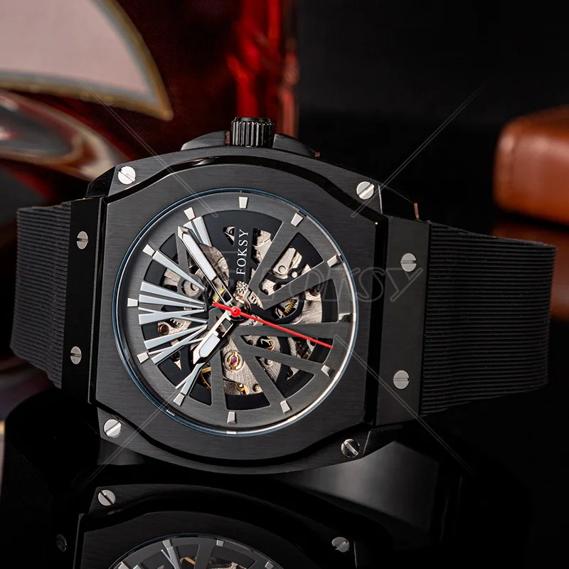 New White Color Con Cuero Roulette Silicon Reloj De Wheel Movement Men Watch