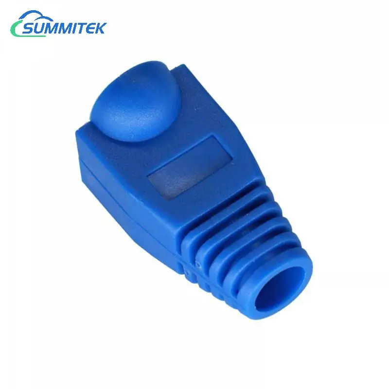 Rubber Colorful RJ45 Boots For Cat5e Cat6 Network 8P8C Modular Plug Crystal Head Boot RJ45 Connector Cover Soft Snag less Boot