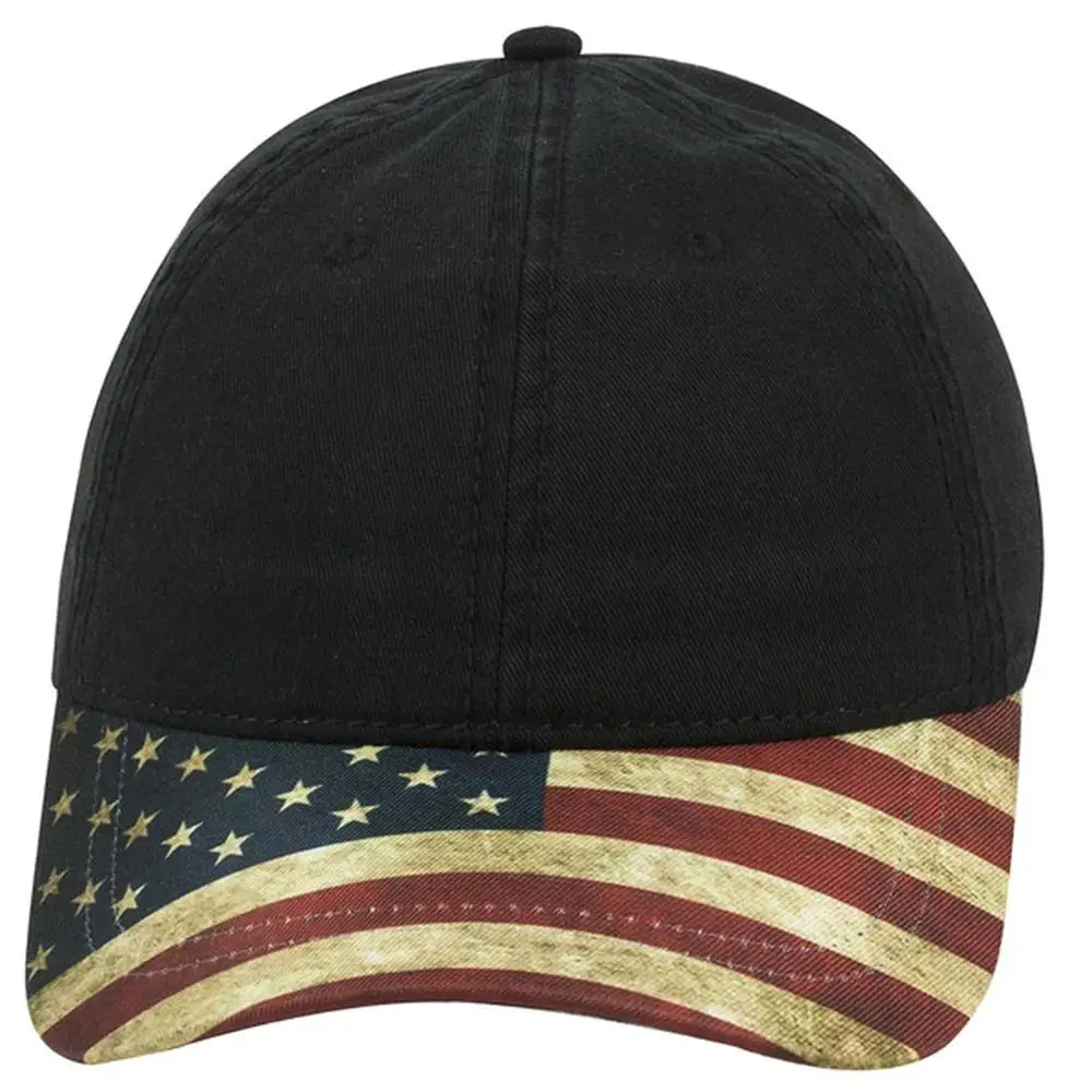 
Wholesale Vintage American Flag Baseball Hat plain vintage distressed dad hat 