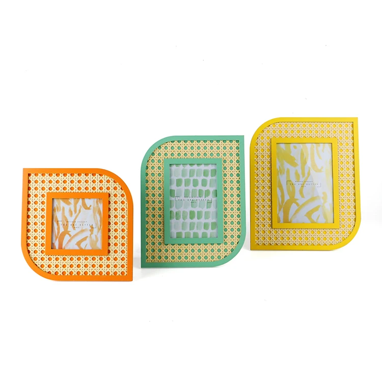 K&B wholesale kids cartoon candy design colorful wooden 18 9 inch deep picture photo frame