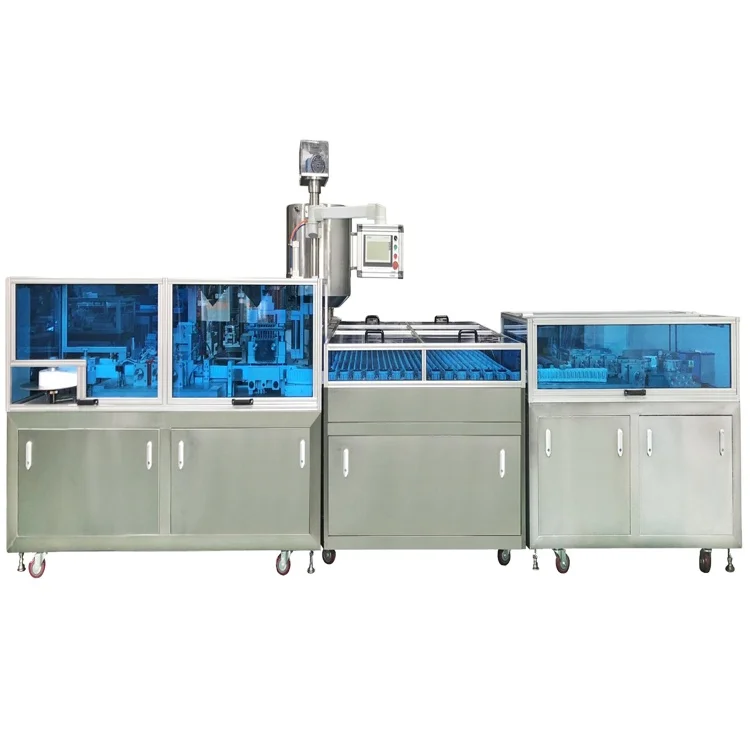 Semi automatic single filling head chemical suppository machine filling and sealing production line manufacturer