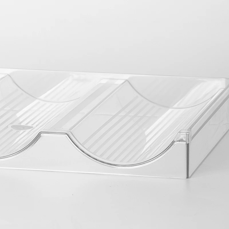 Plastic Wine Rack for 3 Wine Cabinet with Unique Style Wine Display Racks Bottle Holder