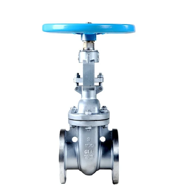 API ANSI 150LB 3 inch CF8 stainless steel flange gate valve