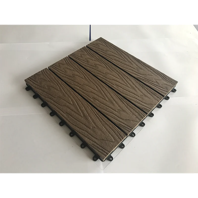 Outdoor Terrace Courtyard Decoration Waterproof Mildew Proof Low Cost Maintenance Environmentally Friendly Wpc Floor