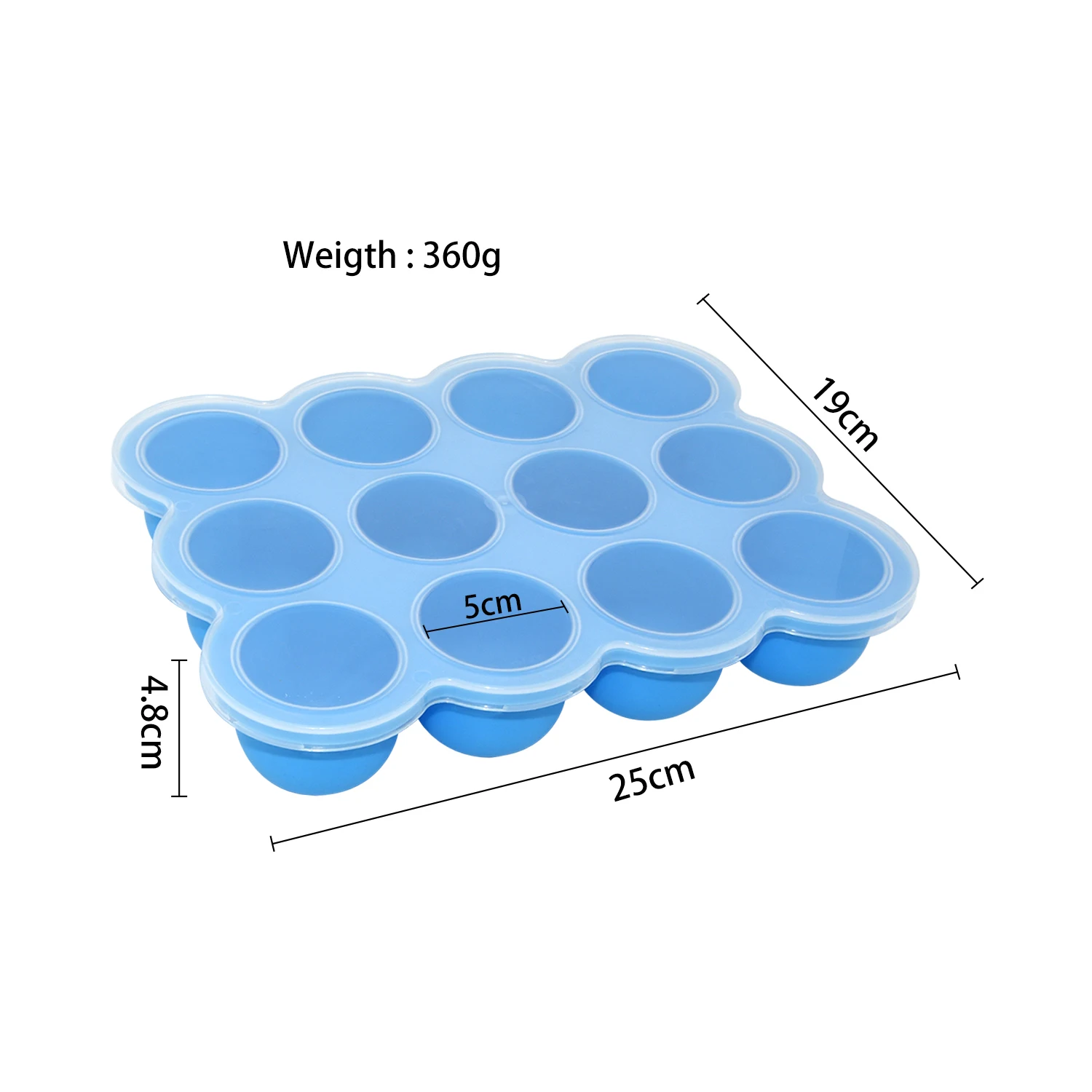 Fast Shipping Bpa-Free Spill-Proof Design Baby Food Storage Container Homemade Cake Vegetable Fruit Puree Breast Milk