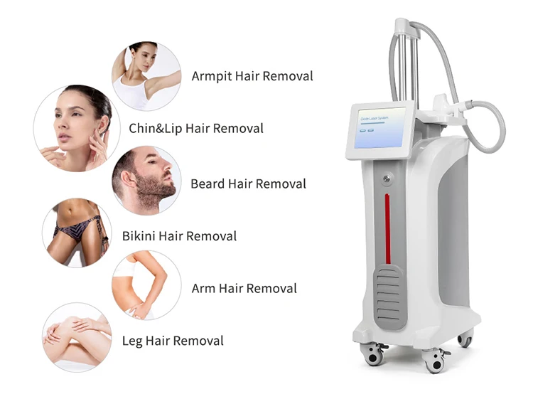 Ce Approved Portable 808 Diode Laser Hair Removal Machine Price 755 808 1064nm Diode Laser Hair Removal Machine