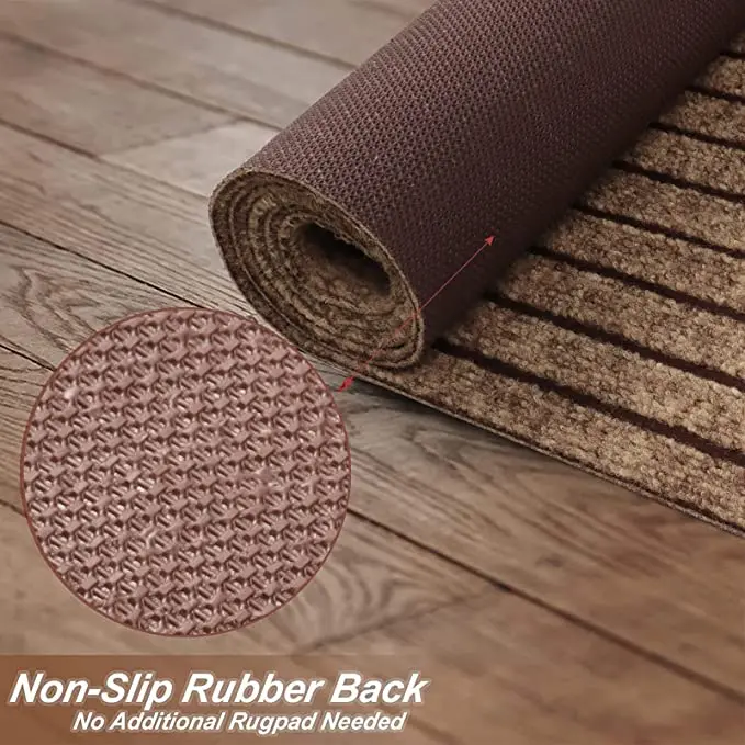 American hot sale welcomed  seven striped mat with TPR backing PVC backing widely used indoor outdoor mat carpet rolls