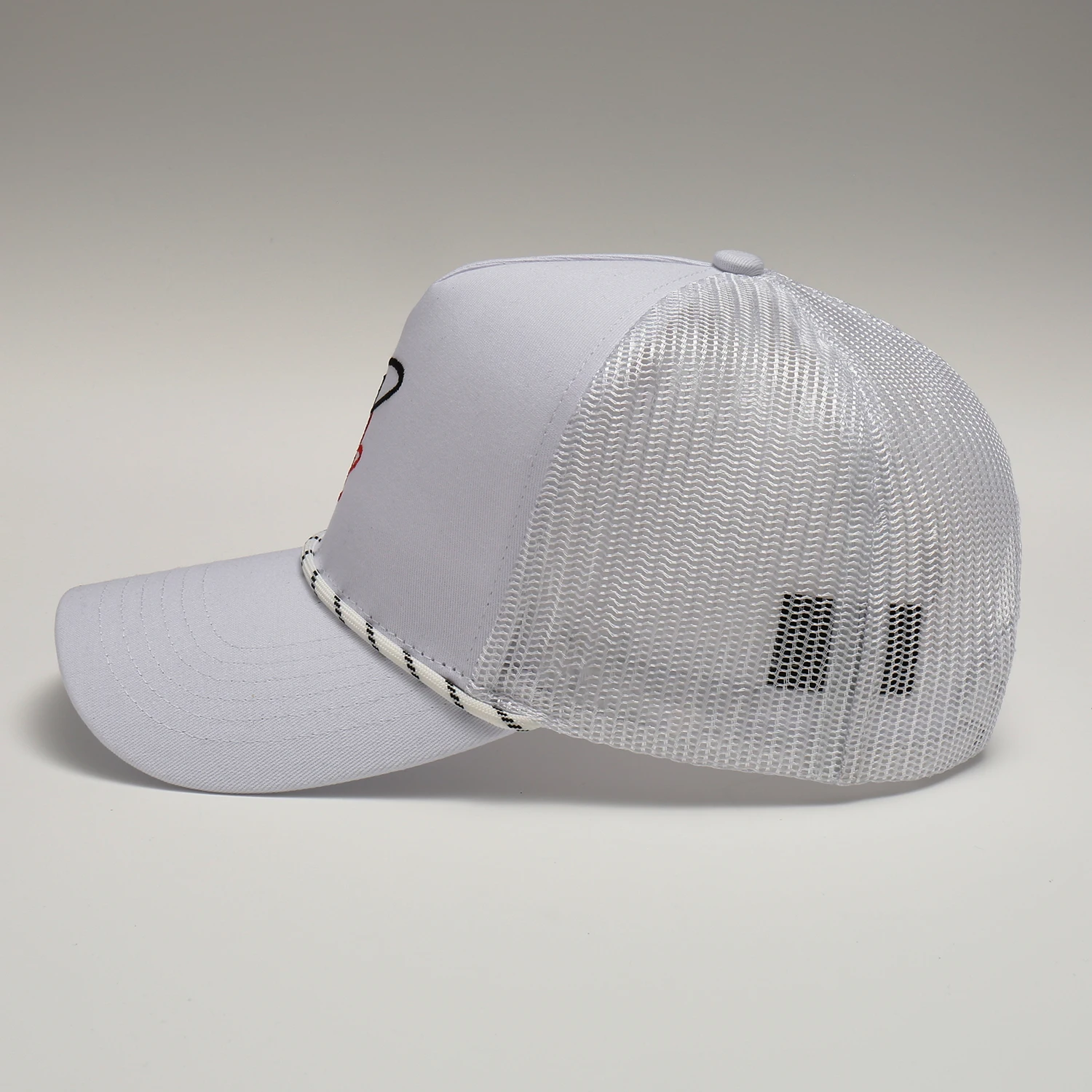 2024 hot selling Solid color Unisex Embroidery mesh outdoor sport fashion breathable Golf gorras baseball hat with rope